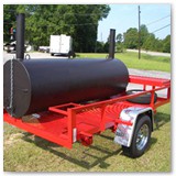 8' x 30" Charcoal wood smoker